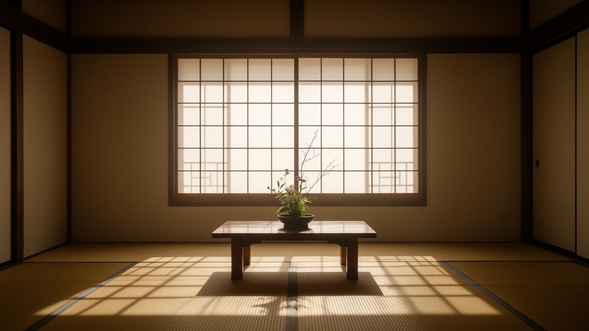 苔に佇む灯籠